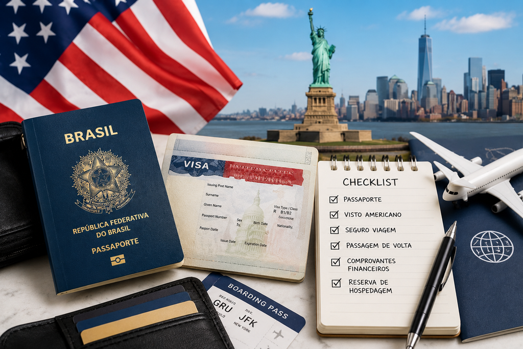 Documentação para viajar aos Estados Unidos