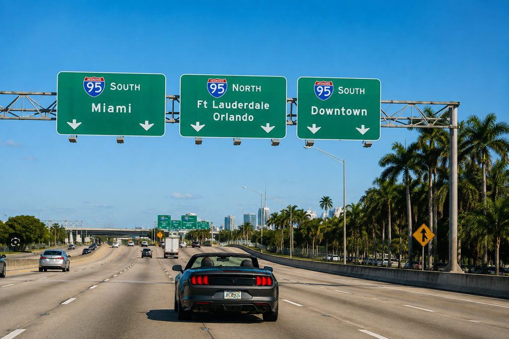 Miami a Orlando de carro