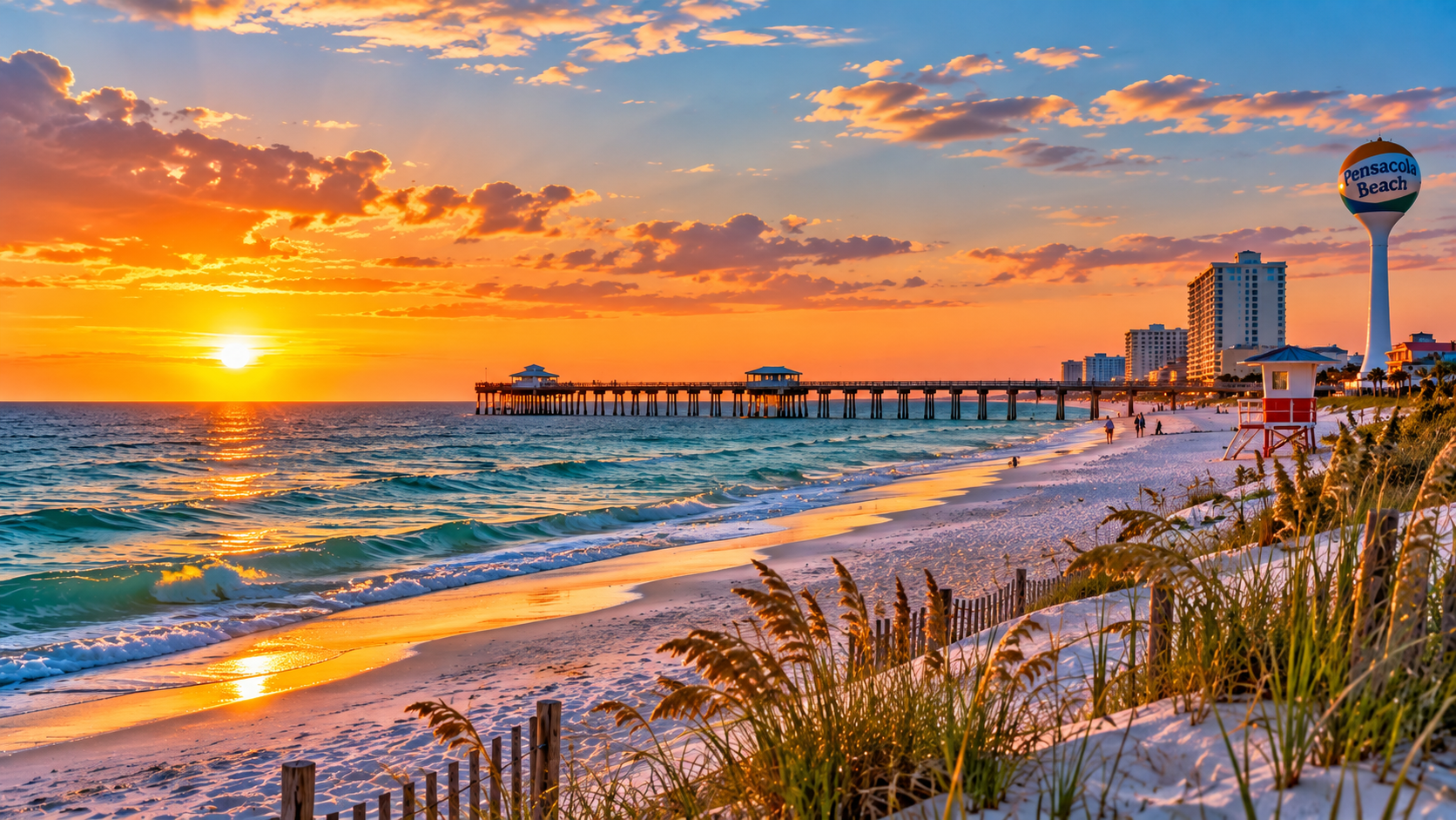 Pensacola Beach, no noroeste da Flórida
